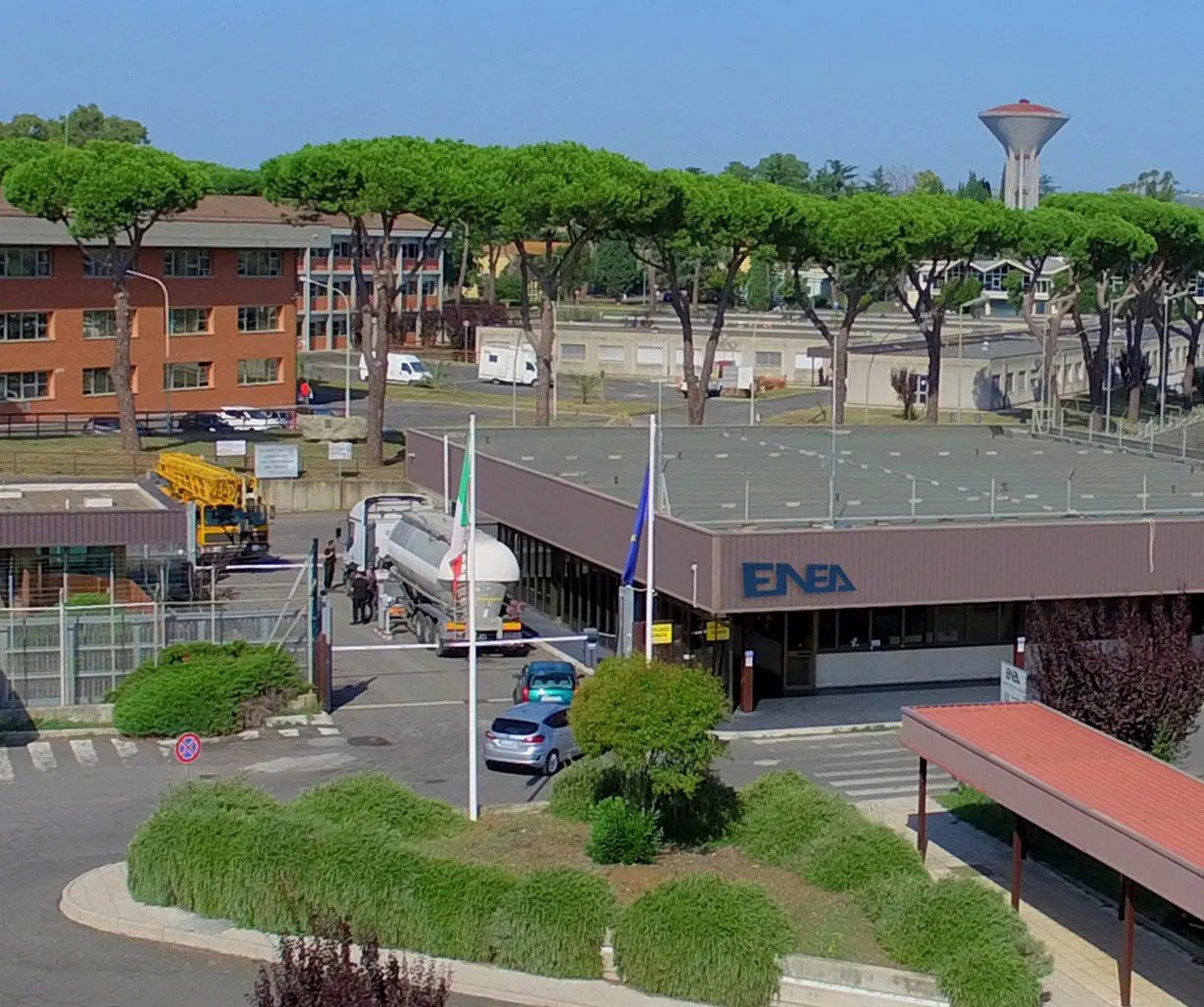 Vista dell'ingresso del Centro Ricerche ENEA Casaccia