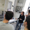 I ragazzi durante le attività nei laboratori ENEA