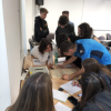 I ragazzi durante le attività nei laboratori ENEA