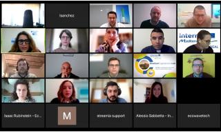 screenshot dell'evento online