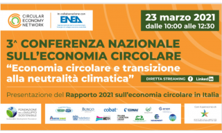 Locandina 3° Conferenza Nazionale sull'Economia Circolare