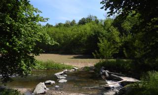 Il torrente Lura nel punto in cui è prevista la realizzazione di un’area di laminazione delle piene a Cadorago (CO) - Foto S. Ciadamidaro ENEA